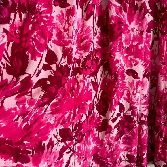 The Fold Lora Dress in Pink NWT 100% Silk - Picture 6 of 14